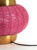 Tischleuchte CETARA von Light & Living Ø25x26 cm Lampe Rosa Perlen-Bronze Bild 3