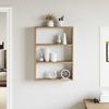 vidaXL Wandregal Artisan-Eiche 43x9x60 cm Holzwerkstoff 860057 Bild 3