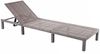 Poly-Rattan Sonnenliege HWC-A51, Relaxliege Gartenliege Liege ~ Basic grau, Kissen dunkelgrau Bild 5
