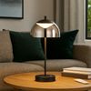 2er Set LED Tischlampe, rauch, Touchdimmer, CCT, H 35 cm Bild 3
