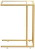vidaXL Computer-Beistelltisch Transparent 50x35x65 cm Hartglas 331645 Bild 4