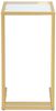 vidaXL Computer-Beistelltisch Transparent 50x35x65 cm Hartglas 331645 Bild 3