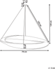 LED Kronleuchter ROSENDE Metall Gold Bild 2
