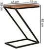 Beistelltisch Tisch URBAN 45x32 cm Sheesham Massivholz Bild 3