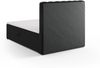 Micadoni Boxspringbett Kelp Samt Schwarz 140x200 Bild 5