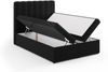 Micadoni Boxspringbett Kelp Samt Schwarz 140x200 Bild 4