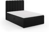 Micadoni Boxspringbett Kelp Samt Schwarz 140x200 Bild 2