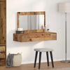 vidaXL Schminktisch mit Speicher Braun 100 x 40 x 70 cm Holzwerkstoff 865215 Bild 4