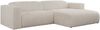 Ecksofa PASADENA, freistehendes Ecksofa, breite Armlehnen, Federsitz - rechts - Beige Cord Bild 4