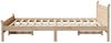 vidaXL Massivholzbett ohne Matratze 160x200 cm Kiefernholz 855585 Bild 5