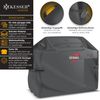 KESSER® Premium BBQ Grillabdeckung Gasgrill Grillhaube Abdeckung Wetterfest - für Weber, Brinkmann, Char Broil Grill Abdeckhaube Schutzhülle | 600D Oxford- Gewebe Reißfest Anthrazit, 147 x 61 x 122 cm (BxTxH) Bild 2