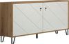 Places of Style Sideboard Tarragona, Kommode, Fräsungen in Rautenoptik, Breite 123 cm Bild 4