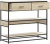 vidaXL Konsolentisch Sonoma-Eiche 90x35x80 cm Holzwerkstoff 849180 Bild 5