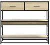 vidaXL Konsolentisch Sonoma-Eiche 90x35x80 cm Holzwerkstoff 849180 Bild 4