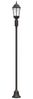 vidaXL Garten-Licht Bronze 68 x 20 x 235 cm Aluminium und Glas 42000344 Bild 5