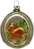 Waldidyll - Rehwild Ornament 6,5cm waldgrün Schatzhauser Weihnachtsschmuck Bild 1