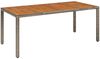 vidaXL 9-tlg. Garten-Essgruppe mit Kissen Grau Poly Rattan 3212247 Bild 3
