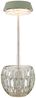 2er Set LED Tischleuchte, Touchdimmer, Höhenverstellbar, grün, H 28 cm Bild 4