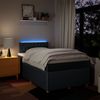 vidaXL Boxspringbett mit Matratze Blau 120x200 cm Stoff 3289736 Bild 5