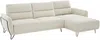 Vente-unique - DURIMA Sofa Stoff Beige - B 168 cm x H 95 cm x L 290 cm Bild 5