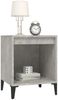 vidaXL Nachttische 2 Stk. Betongrau 40 x 35 x 50 cm [821883] Bild 4
