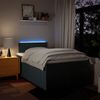 vidaXL Boxspringbett mit Matratze Blau 120x200 cm Stoff 3288154 Bild 5