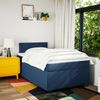 vidaXL Boxspringbett mit Matratze Blau 120x200 cm Stoff 3288154 Bild 4