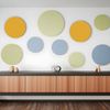 Rheinland Möbel FocusWall WAR07 – Runder Akustik-Wandabsorber Ø 70 cm in Stofffarbe Solano inkl. Montage-Set - Made in Germany - Klasse A, Stoffbezug, schwer entflammbar Bild 4