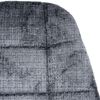 6er-Set Esszimmerstuhl HWC-A60, Küchenstuhl Stuhl Drehstuhl, Stahl FSC® Stoff/Textil Chenille (465g/m²) ~ dunkelgrau Bild 5
