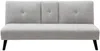 Vente-unique - CLOSIPA Sofa Stoff Grau - B 91 cm x H 85 cm x L 182 cm Bild 4