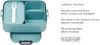 Mepal | Bento-Lunchbox Set | 2-teilig | platzsparende Fächeraufteilung | ideal für 4 bis 8 Brote | langlebig & stylish | Nordic Blue & Hellblau Bild 3