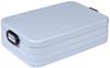 Mepal | Bento-Lunchbox Set | 2-teilig | platzsparende Fächeraufteilung | ideal für 4 bis 8 Brote | langlebig & stylish | Nordic Blue & Hellblau Bild 4