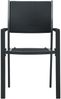 vidaXL Gartenstühle 4 Stk. Schwarz Kunststoff Rattan-Optik 47890 Bild 3