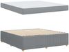vidaXL Bettrahmen mit Matratze Hellgrau 180 x 200 cm Stoff 3398418 Bild 4