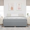 vidaXL Bettrahmen mit Matratze Hellgrau 180 x 200 cm Stoff 3398418 Bild 3
