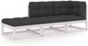 vidaXL 3-tlg. Garten-Lounge-Set mit Kissen Kiefer Massivholz 3076520 Bild 2
