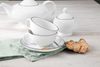 Seltmann Weiden Lido Black Line Teeservice 18-teilig Bild 2