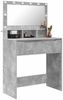 vidaXL Schlafzimmer-Frisiertische Beton Grau 80 x 39,6 x 135 cm 888970 Bild 3