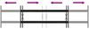 vidaXL Fenstergitter 115 x 30 cm Pulverbeschichteter Stahl Schwarz 42020559 Bild 5