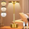 LMaxhome USB-Tischleuchte LED Wiederaufladbare Kabellose Akku Tischlampe mit Touch-Schalter IP54 (1-St, Intelligente LED-Leuchte mit Speicherfunktion), Wasserdichtes Aluminium Moderne Nachttischlampe für Schlafzimmer Außen Bild 4