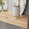 Badezimmerspiegel Elyra Goldkraft Eiche 50 x 54.5 cm mit Ablage Vicco Bild 4