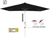 Doppler Sonnenschirm / Kurbelschirm "Expert 300 x 200 Auto Tilt", schwarz, 300 x 200 cm Bild 2