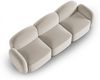 Micadoni Sofa Blair 3-Sitzer Samtstoff Hellbeige Bild 4