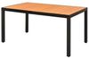 vidaXL Gartentisch Braun 150x90x74 cm Aluminium und WPC 42794 Bild 5
