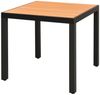 vidaXL Gartentisch Braun 80x80x74 cm Aluminium und WPC 42793 Bild 4
