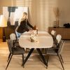 Bronx71 Esszimmerstuhl Trevi Samt taupe Bild 5
