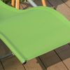 SoBuy OGS28-GR Schaukelstuhl Garten, Textilene, Lackiert, Grün, 150 x 87 x 63 cm Bild 5