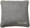 JOOP! Kissenhülle - MDF Melange Doubleface, Logo Hellgrau 50x50cm Bild 2