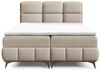 Boxspringbett Schlafzimmerbett CHARLIE PREMIUM 120x200cm Stoff Fibi Beige Bild 3