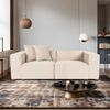 2-Sitzer-Sofa, 'Lora', 65 x 108 x 220, Pfirsich Bild 3